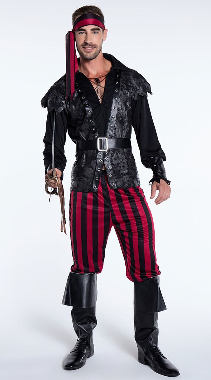 NEW California Costumes Ruthless Rogue Pirate Costume Size Large